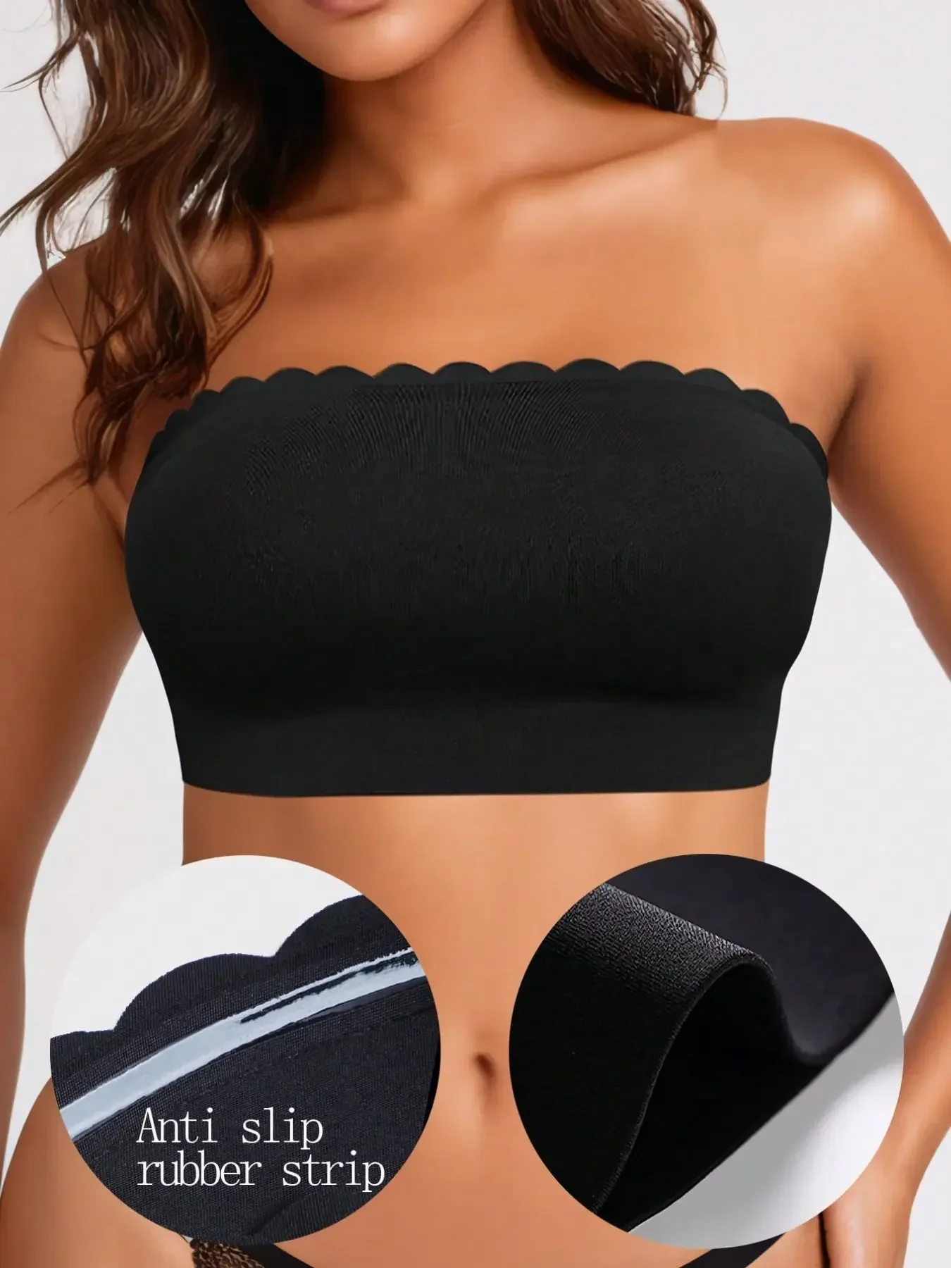 Strapless Bra Backless - Kadınlar İçin Askısız Sütyen, Dikişsiz Bandeau