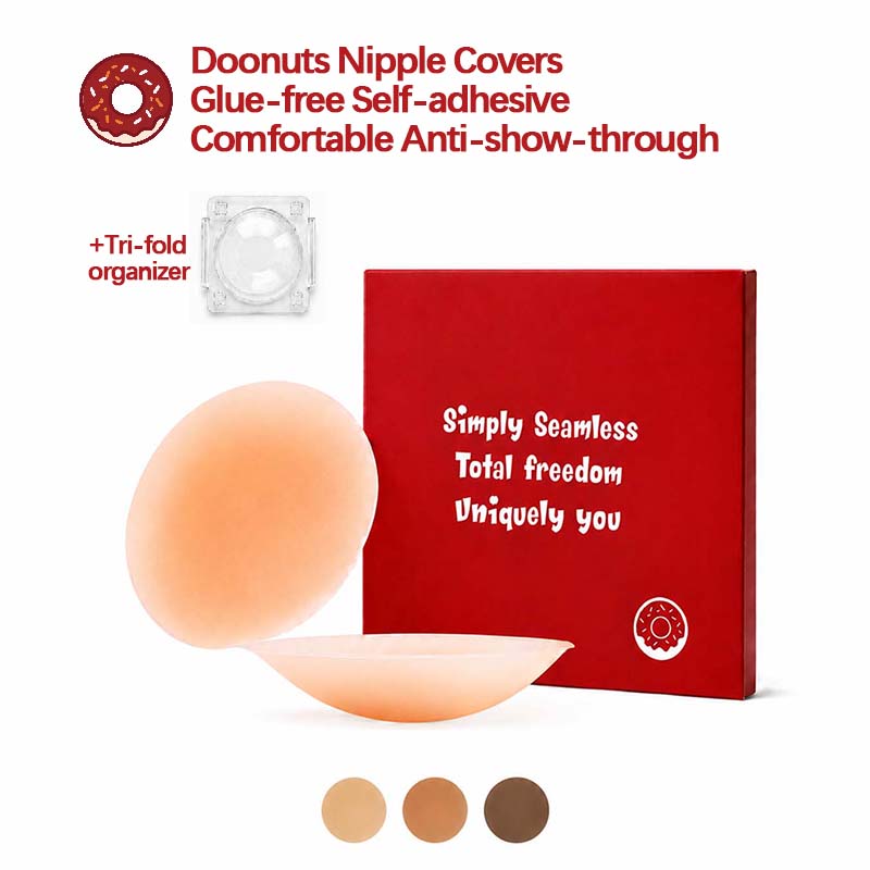 Nipple Cover Pasties - DOONUTS BODY Dikişsiz Medikal Silikon Göğüs