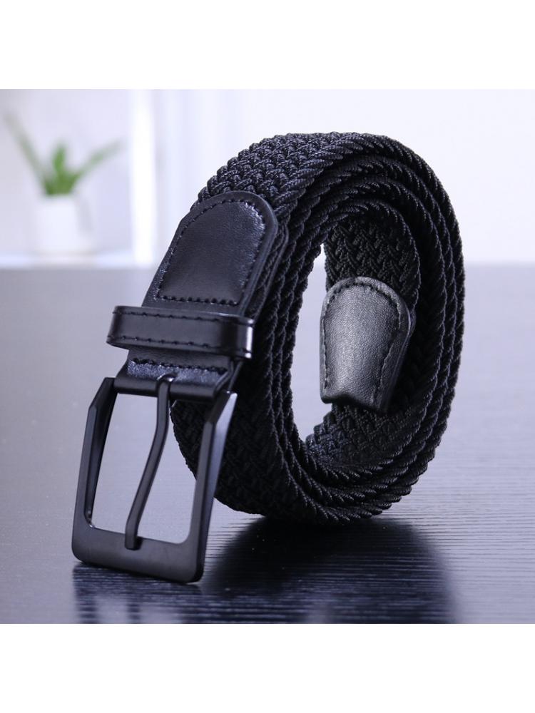Corset Waist Cinch - Siyah toka yeni rahat streç dokuma
