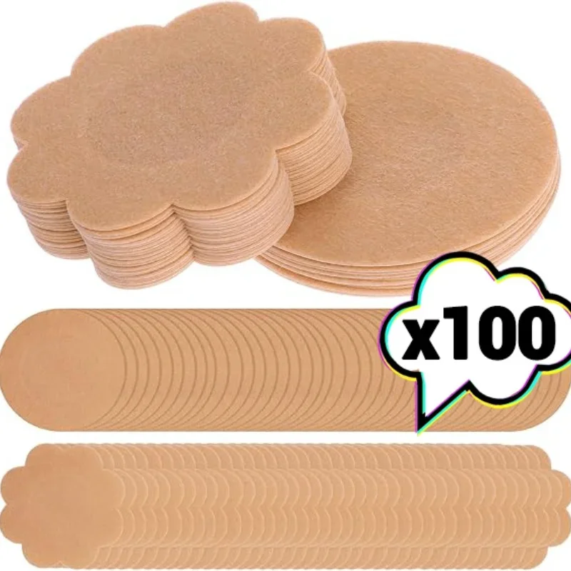 Nipple Cover Pasties - 10/100 adet Kadın Meme Kapağı Kendinden