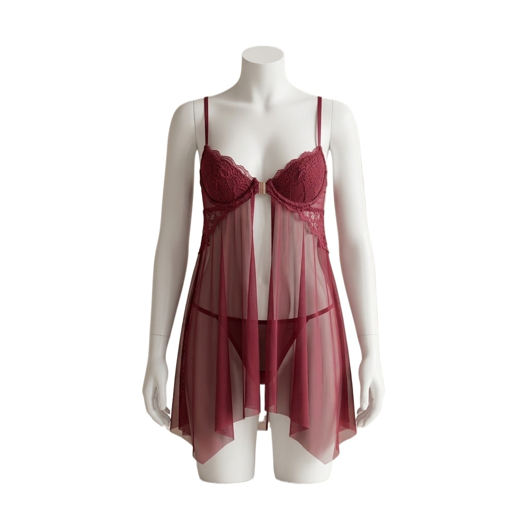 Kadın Dantelli Babydoll İç Giy - Babydoll Chemise Night incelemesi ve fiyatı