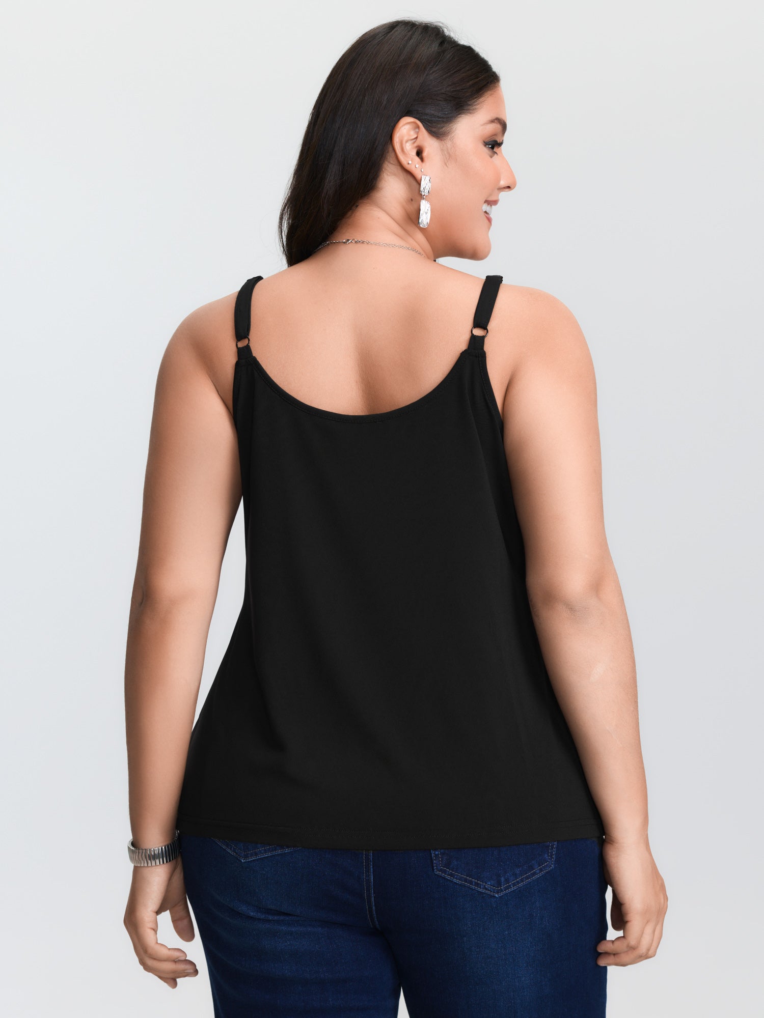 Büyük beden, siyah, örgü görün - Cami Top Lace incelemesi ve fiyatı