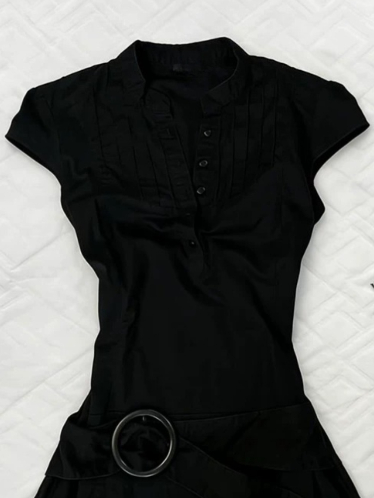 Vintage Tarzı Siyah Dar Kesim  - Corset Waist Cinch incelemesi ve fiyatı