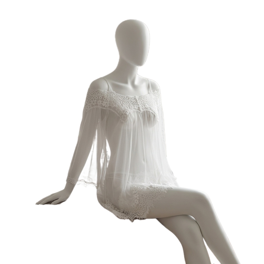 Kadınlar için Siyah Kirpik Dan - Babydoll Chemise Night incelemesi ve fiyatı